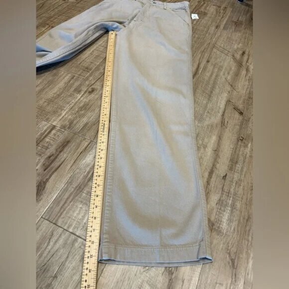 Tommy Hilfiger Men's 29x34 Beige Khaki Work Pants Tan with Logo Vintage NWT - Picture 7 of 10